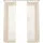 Gardinenbox Gardine Schlaufen 140 x 175 cm creme 2 St.