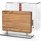 Magnetischer Messerhalter Holz Doppelseitiger Magnet Akazienholz