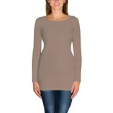 Alkato Langarmshirt Beige Latte XXL