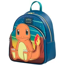 Loungefly Pokemon Charmander Mini Leder Rucksack, Mehrfarbig, Mehrfarbig, Mini, Casual, Mehrfarbig, Mini, mehrfarbig, Mini