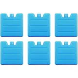 VonBueren Kühlakku 6 x Mini 7,5 x 7,1 x 1,7 cm blau