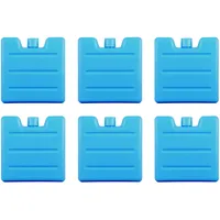 VonBueren Kühlakku 6 x Mini 7,5 x 7,1 x 1,7 cm blau
