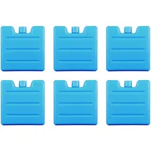 VonBueren Kühlakku 6 x Mini 7,5 x 7,1 x 1,7 cm blau