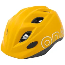 Bobike 8740800011 - Fahrradhelm ONE Plus für Kinder verstellbar Größe XS (48-52 cm) bietet zusätzlichen Schutz Sich perfekt mit GO-Fahrradkindersitzin Farbe Senf Starker