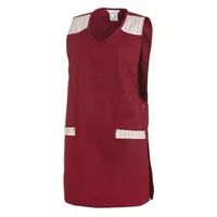 Leiber Überwurfschürze Damen bordeaux
