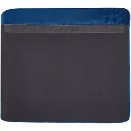 Beliani Bezug für Sessel Bernes Samtstoff Marineblau