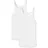 SCHIESSER Unterhemd 2er Pack - Original Doppelripp, Sport-Jacke, ärmellos, Weiß M