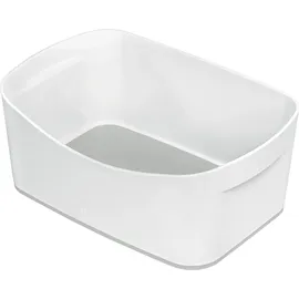 Leitz MyBox Aufbewahrungsbox 3,0 l perlweiß/grau 24,6 x 16,0 x 9,8 cm