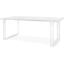 WFL GROUP Lilo 80 x 76 x 220 cm weiß