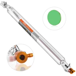 VEVOR CO2 Laser Tube CO2 Laserröhre  50 W, Professionelle Laserröhre 850 mm Länge CO2 Laser Röhre CO2 Glas Laser Tube für Laserschneiden Lasermarkieren Lasergravieren und Acrylschneiden usw.