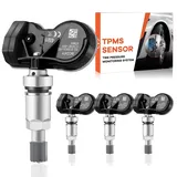 GEAREVER Reifendrucksensor Multiprotokoll TPMS Sensor RDKS Passend für Mercedes-Benz A B CLA CLK CLS GLA GLS AMG R SLR S V CLASS für fast alle Modelle A0009050030 A0025409017 A0009058413, 4 Stück