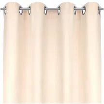 BestLivings Blickdichte Gardine mit Ösen Maße: 140x145 cm Farbe: Beige - Beige