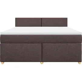 vidaXL Boxspringbett 180 x 200 cm Braun