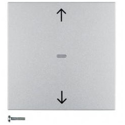 Berker Jalousie-Taste mit Aufdruck Symbol Pfeile (alu)