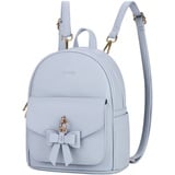 ECOSUSI Damen Rucksack Klein Soft Pu Leder Rucksäcke Schultaschen Wasserdichte Damenrucksäcke Kleine