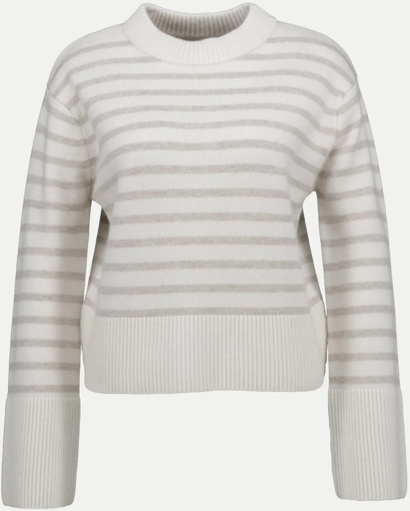 Pullover Ringel Weiß 38