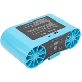 Mini-hängeventilator, Tragbarer Nackenventilator, Tragbare Klimaanlage Für Den Außenbereich Mit Kabel, Blau, 15.000 Mah