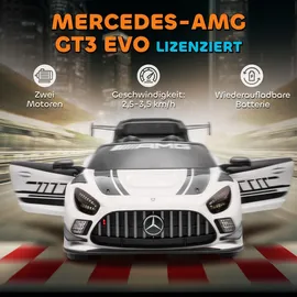 aiyaplay Kinder Elektroauto Mercedes-AMG 12V Weiß (1-tlg)