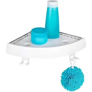 Allstar Klemm-Fix-Ecke Weiß - Befestigen ohne bohren, Kunststoff (ABS), 33 x 4.5 x 22 cm, Weiß