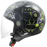 LS2 Of558 Sphere Lux Ii Maxca Jethelm Black/Hi-Vis Yellow XL