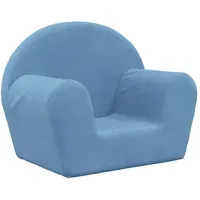 vidaXL Kindersofa vidaXL blau weich Plüsch