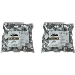 Prestige 200 Stück Teelichter 4h Brenndauer 100 % Paraffin