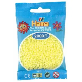Hama Mini Bügelperlen 2000 Stück Pastell-Gelb