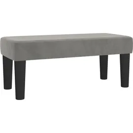 vidaXL Boxspringbett 100 x 200 cm Hellgrau