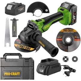 PROCRAFT PGA22-1B-C inkl. 1x Akku 4,0 Ah + Ladegerät + Koffer
