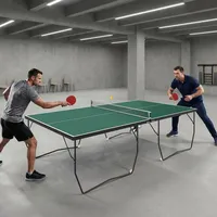sportnow Tischtennisplatte Klappbar Grün