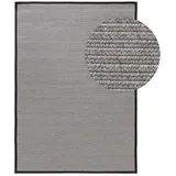benuta nest Outdoorteppich Grau, Textil, Rechteckig, 120x170 cm Gots, wasserabweisend, Teppiche , Böden, Teppiche, Outdoorteppiche