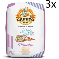 3x Farina Molino Caputo Nuvola Pizza Napoli Pizzamehl für leichten teig 1kg