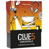 CLUE5 #Videospiele. 5 Hinweise, nur eine Lösung. Das Trend-Quiz für deine Tasche
