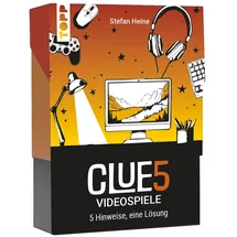 CLUE5 #Videospiele. 5 Hinweise, nur eine Lösung. Das Trend-Quiz für deine Tasche