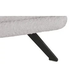 Lounge Collection Eckcouch Flachgewebe 285 cm Silber