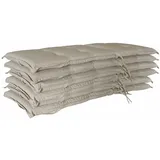 GRASEKAMP Hochlehnerauflage, polyester - weiss