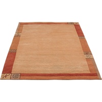 Wollteppich LUXOR LIVING "India" Teppiche Gr. B/L: 80 cm x 300 cm, 20 mm, 1 St., orange (terra) Designer-Teppich Knüpfteppich Schurwollteppich Teppich Schurwollteppiche Teppiche