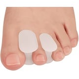 Silikon-Zehentrenner für überlappende Zehen, 8 Paar Gel-Bunion-Korrektor-Pads für krumme Zehenspreizer, Hammer Toe Spacer, wiederverwendbare Big Toe Divider für Damen Herren