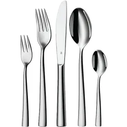 WMF Philadelphia 30-teilig, Cormargan Edelstahl Besteck Set 30-teilig Silber