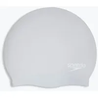 Speedo - Long Hair Cap - Badekappe grau/weiß