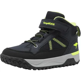 KangaROOS Unisex K-nb Garp Ev Schneestiefel, Dk Navy Lime, 35 EU