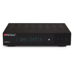 OPTICUM AX 300 VFD, Kabel, Full HD, DVB-S2, 1080p, Schwarz, Digital