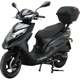 Alpha Motors Topdrive 125 ccm 8,6 PS 85 km/h schwarz inkl. Topcase