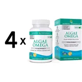 4 x Nordic Naturals Algae Omega, 715mg Omega 3 - 120 softgels (406,25 EUR/kg)