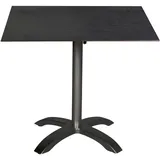 ACAMP Gartentisch Acaplan Anthrazit ca. 80x80x72cm