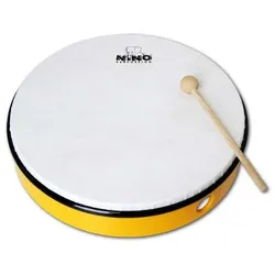 Nino Percussion NINO45Y - 8 Zoll ABS Hand Drum, Yellow - Handtrommel