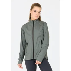 Laufjacke ENDURANCE "Kommy", Damen, Gr. 46, grau, 100% Polyester, unifarben, casual, normal, ohne Ausschnitt, Langarm, Jacken, mit 4 Wege- Stretch