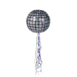 Boland Discokugel Piñata Silberfarben