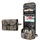 Fintie Tragbare Kulturtasche Kosmetiktasche Reisetasche, Große wasserdichte Aufhängen Make-up Organizer Stauraum Tasche für Damen Mädchen, Leopardenmuster