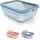 Emsa Frischhaltedose rechteckig blau 20,19 cm x 25,97 cm x 8,5 cm 2,3 l